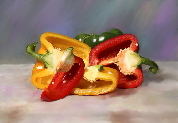 Sliced Peppers