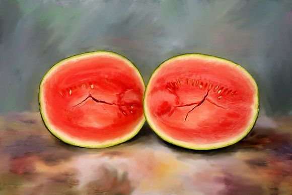 Sliced Watermellon